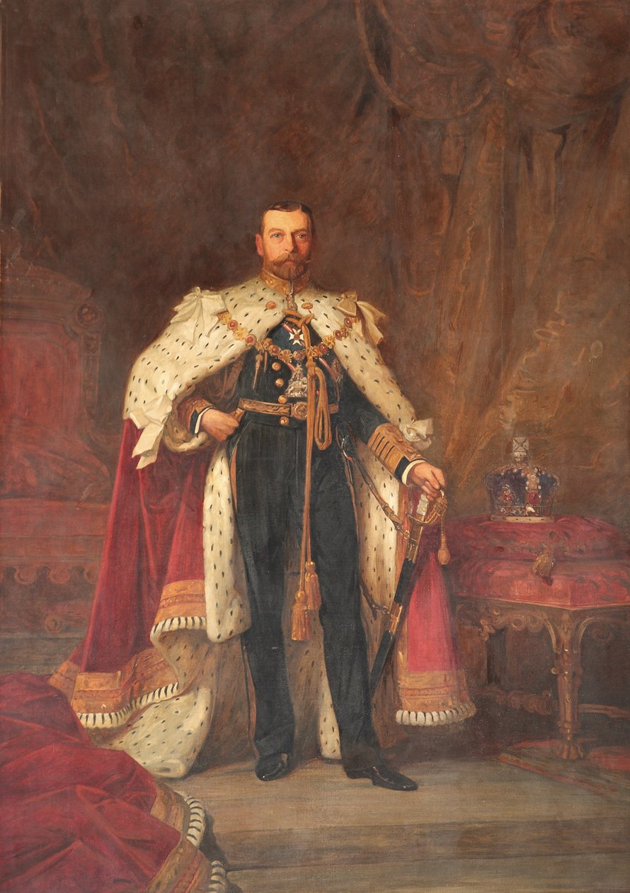 Kuningas Yrjö V tekijältä Samuel Luke Fildes