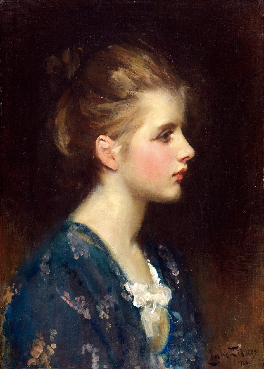 Nina, 1923 tekijältä Samuel Luke Fildes