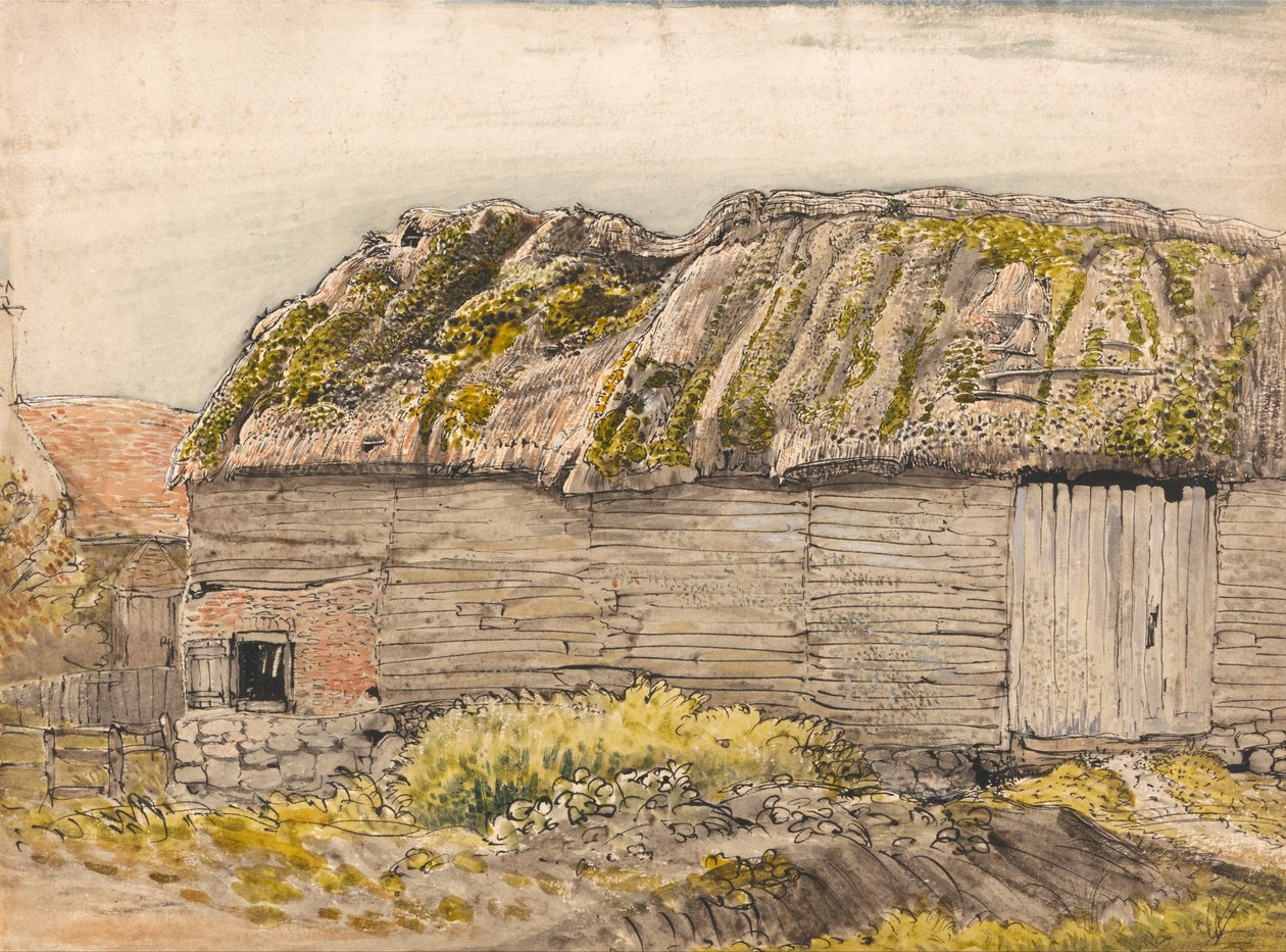Navetta sammalisella katolla, Shoreham tekijältä Samuel Palmer