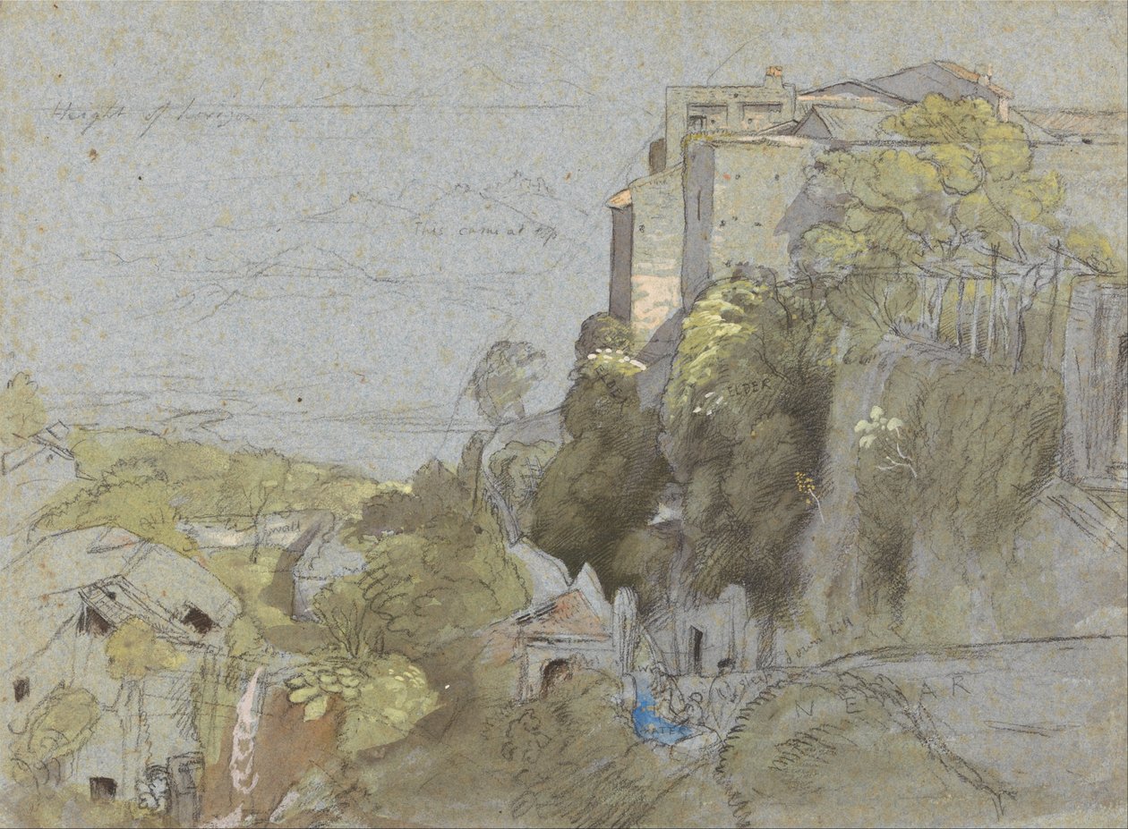 Italian Hill Town tekijältä Samuel Palmer