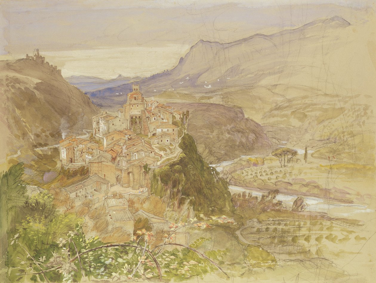 italialainen maisema tekijältä Samuel Palmer