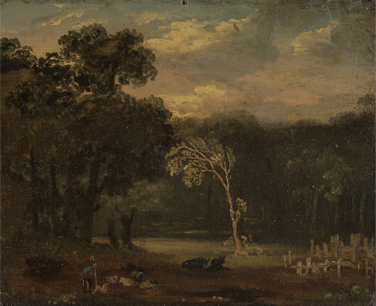 Luonnos luonnosta Sion Parkissa tekijältä Samuel Palmer