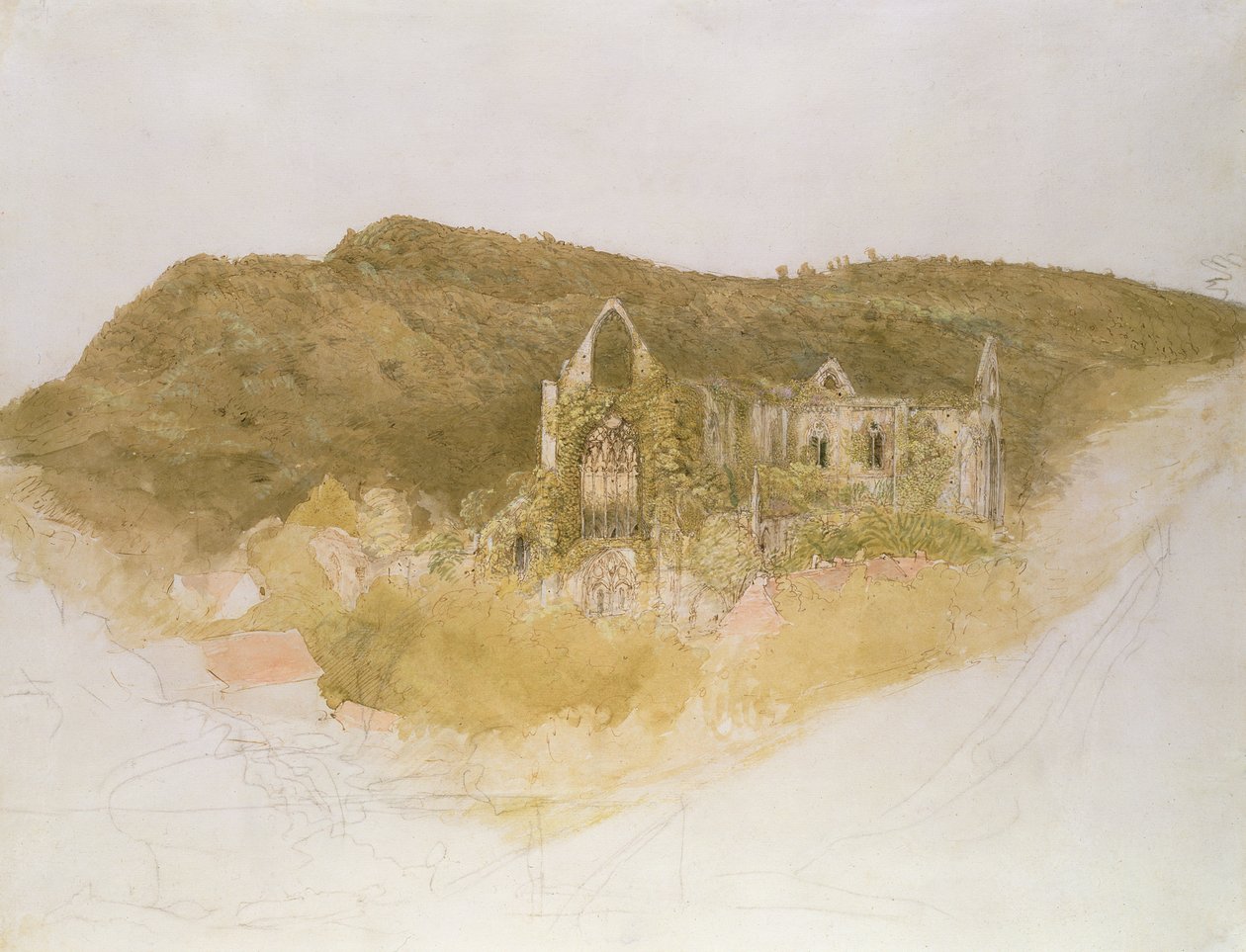 Tintern Abbey tekijältä Samuel Palmer