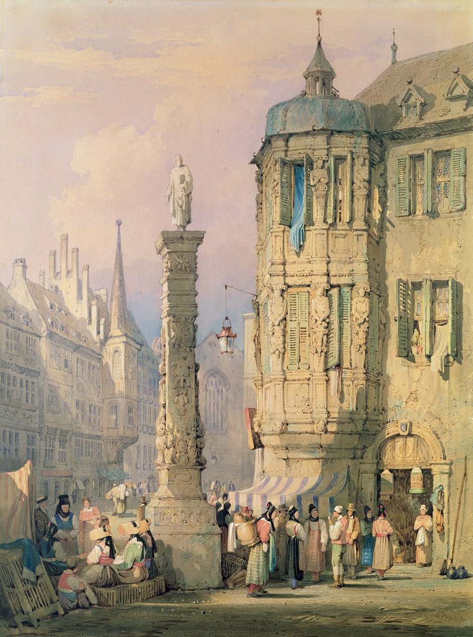 Piispan palatsi, Wurzburg tekijältä Samuel Prout