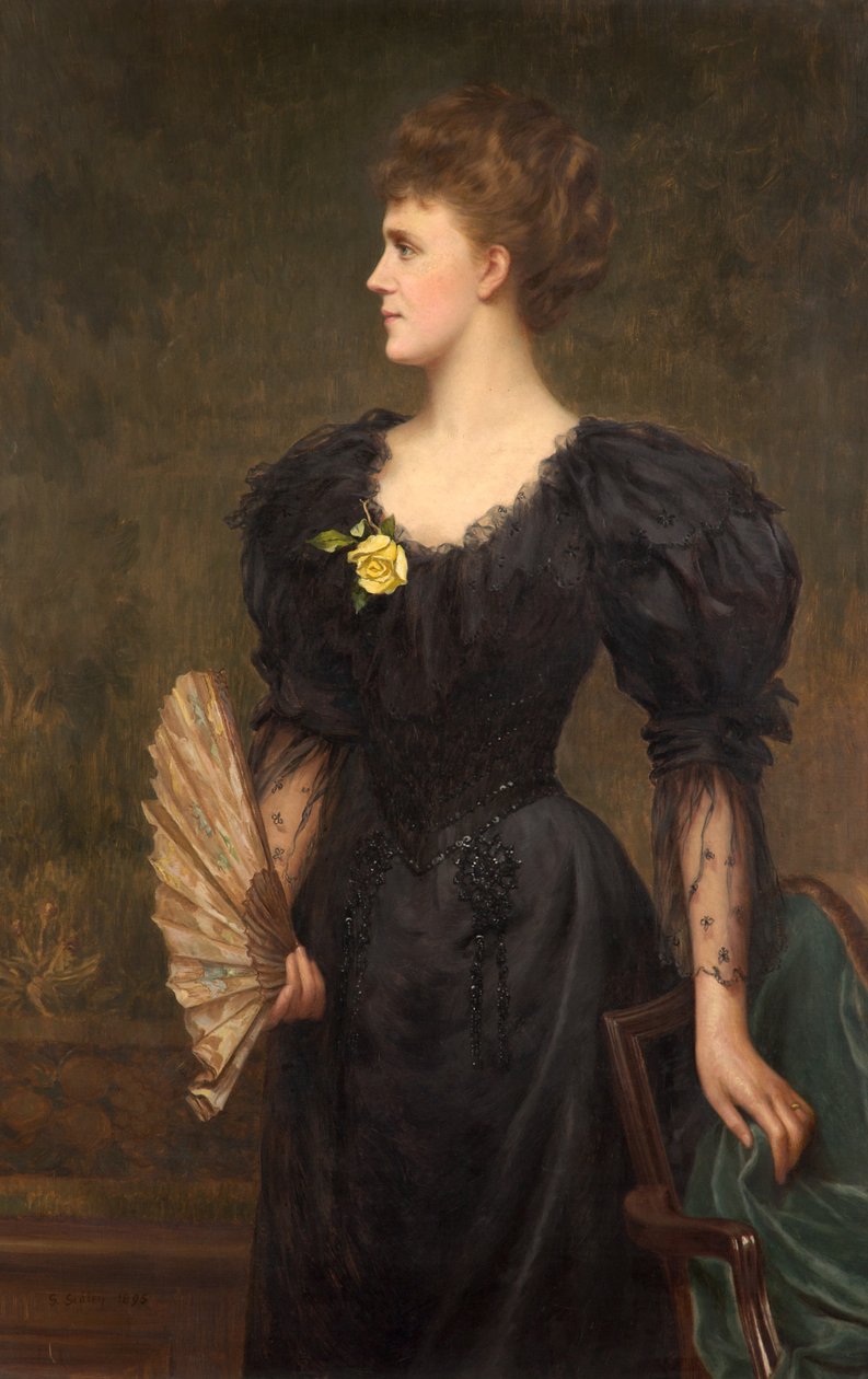 Mrs Gillingham Smithin muotokuva, 1895 tekijältä Samuel Sidley