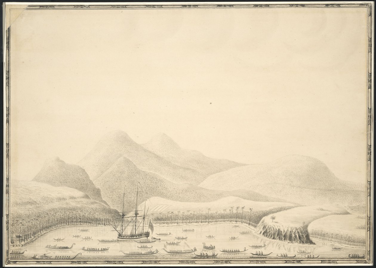 Otaheite (eli Tahiti) tai King Georges Island, Samuel Wallis (1728–1795) tekijältä Samuel Wallis