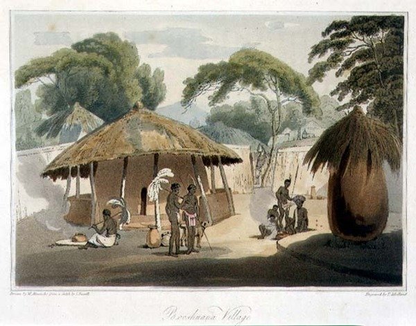 Booshuana Village, levy 18 John Barrow