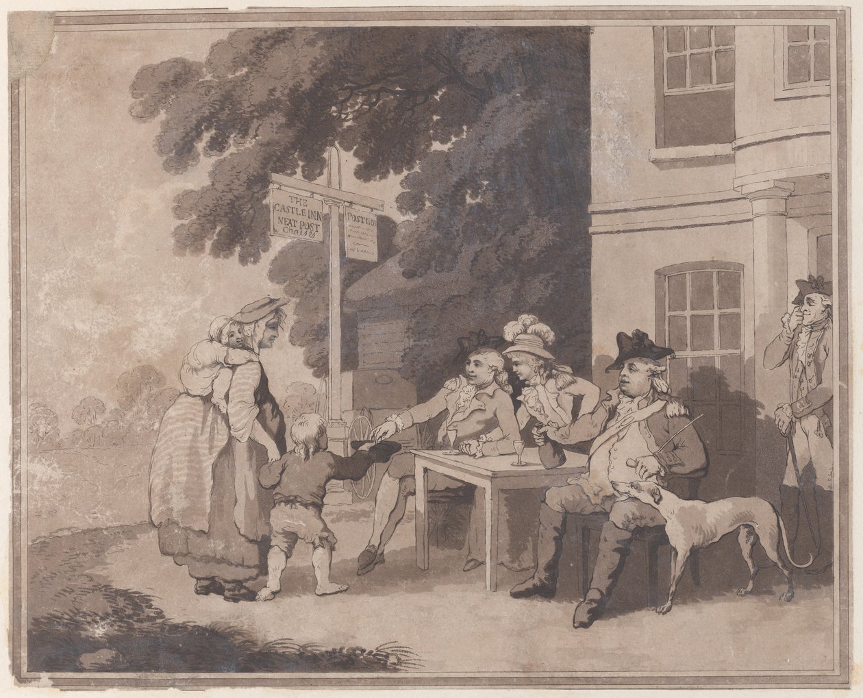 Hyväntekeväisyys, 25. marraskuuta 1792. tekijältä Samuel Alken