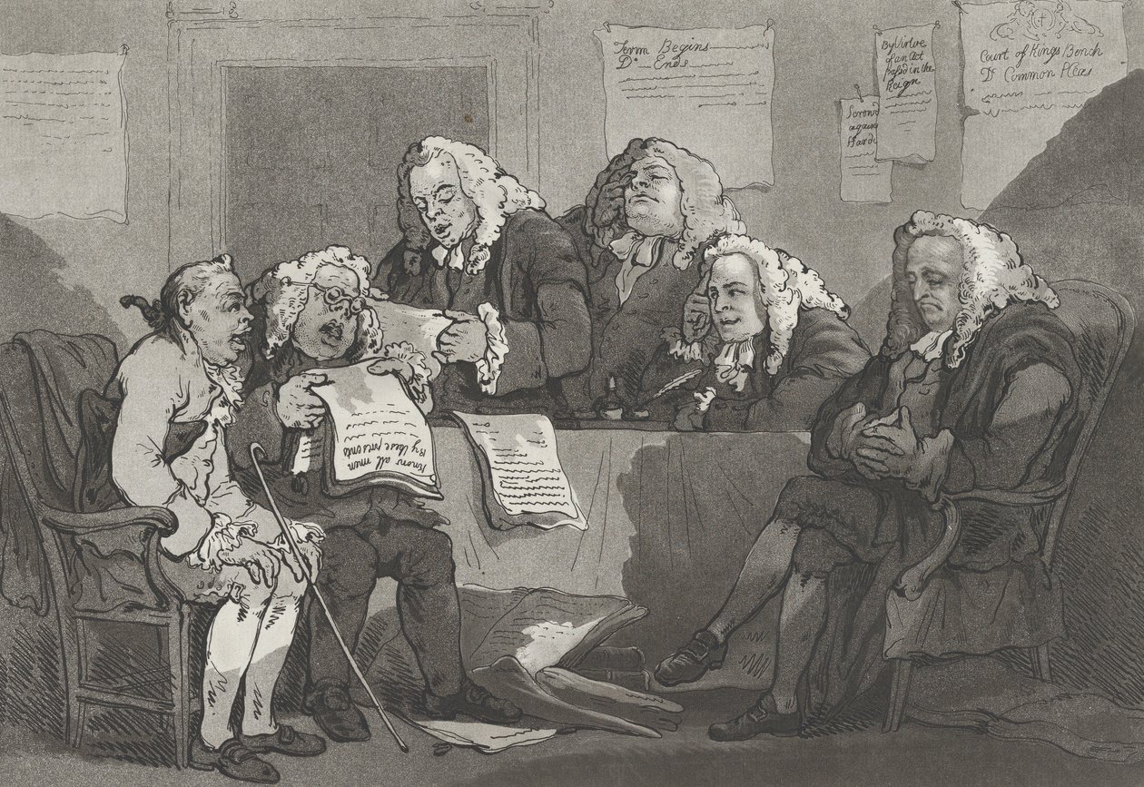 Häiritseminen, 21. joulukuuta 1785. tekijältä Samuel Alken