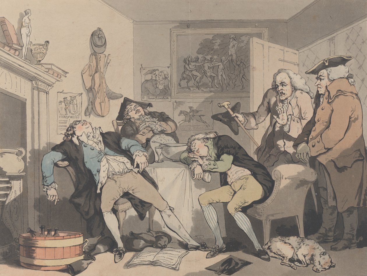 The Tempora, The Mores!, 1799. tekijältä Samuel Alken