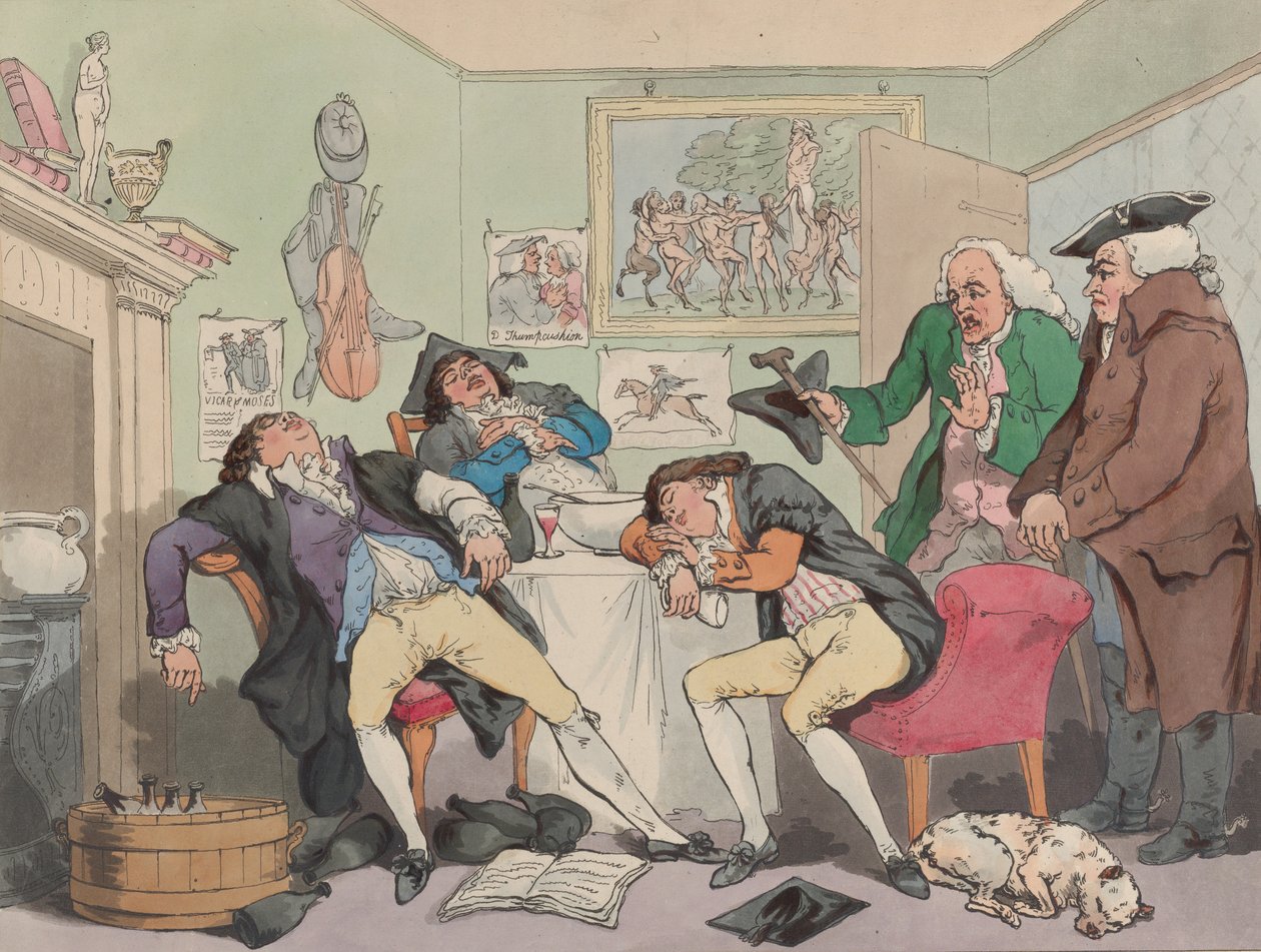 Oi Tempora, oi Mores!, joulukuu 1799. tekijältä Samuel Alken