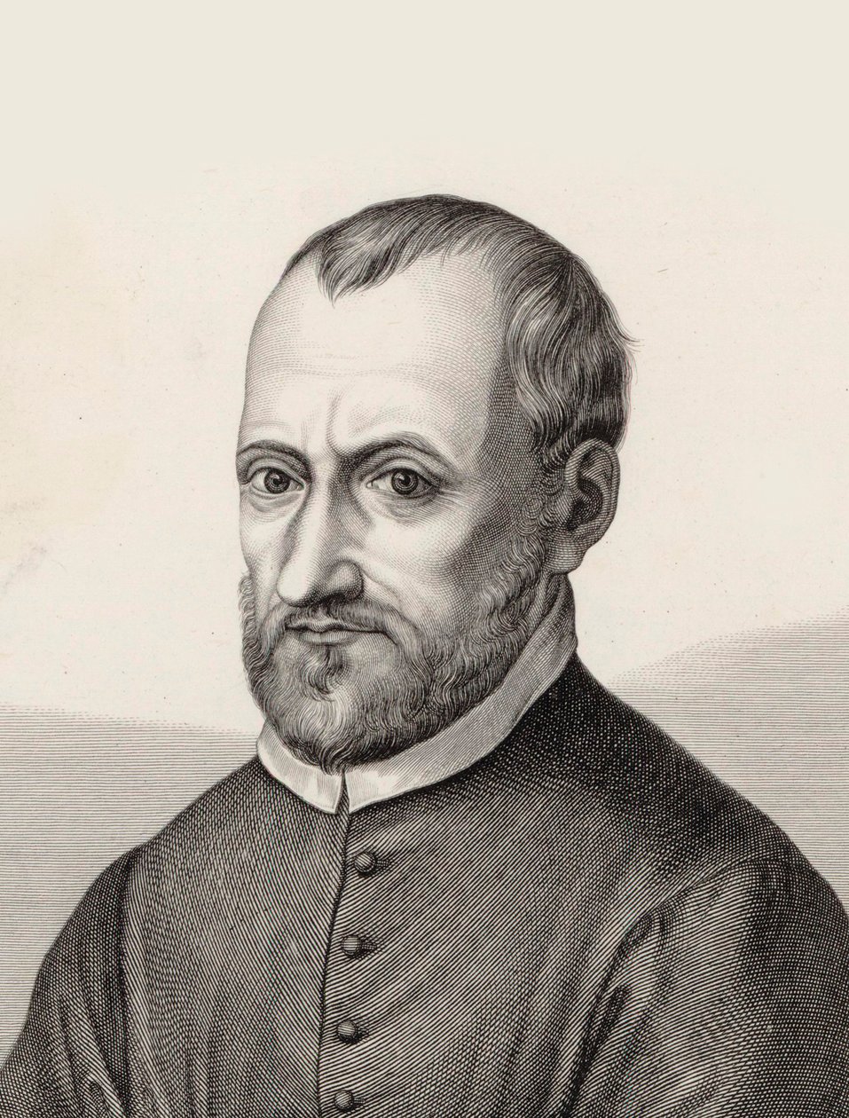 Muotokuva säveltäjä Giovanni Pierluigi da Palestrinasta 1526-1594. tekijältä Samuel Amsler