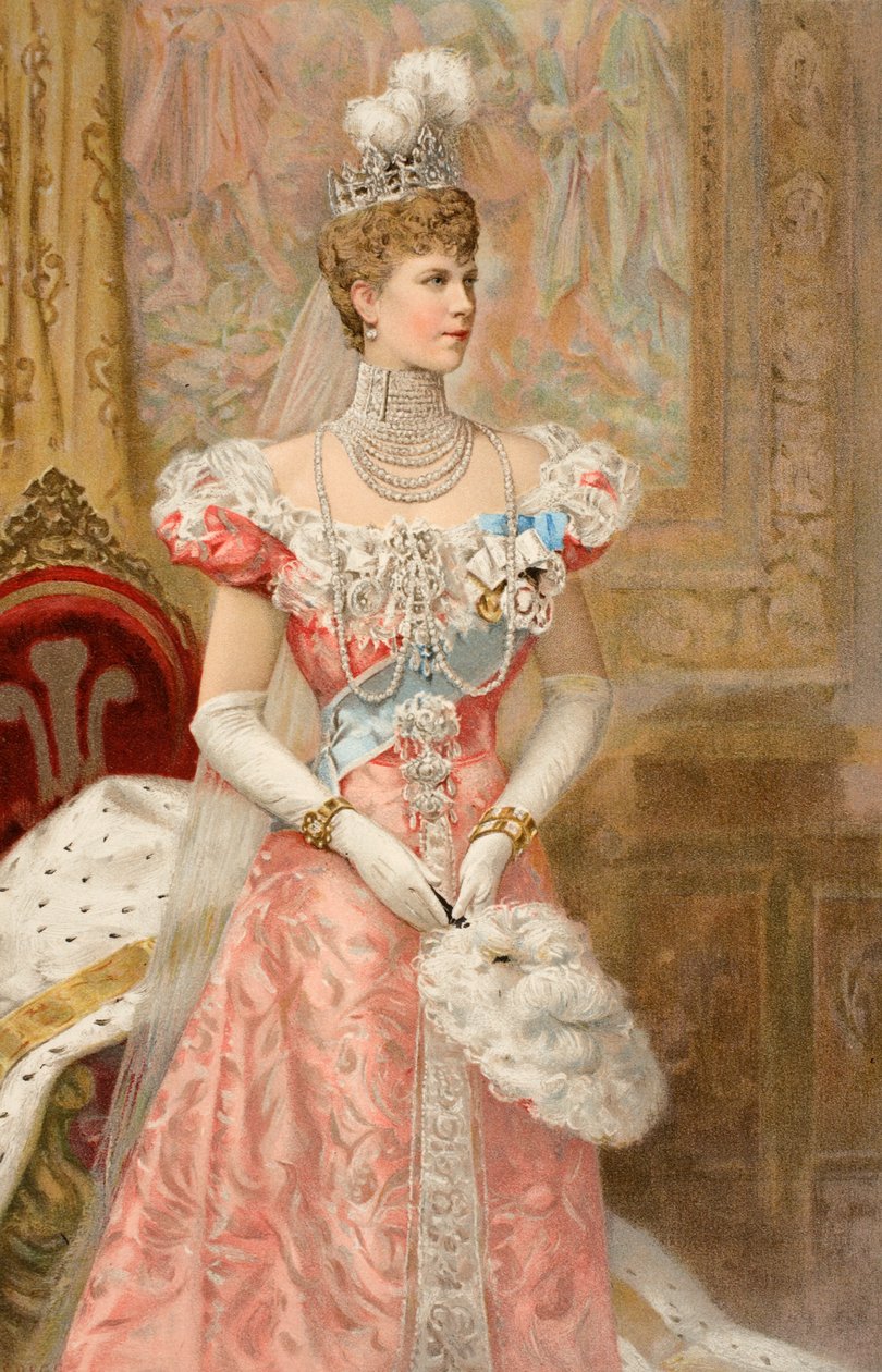 Hänen kuninkaallinen korkeutensa Walesin prinsessa, "The Illustrated London News", 1902 tekijältä Samuel Begg
