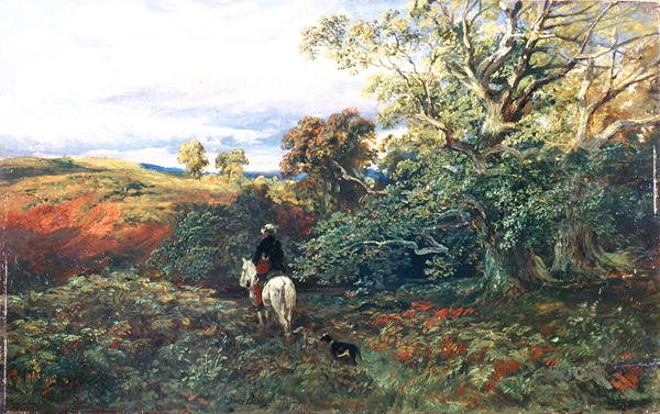 Dingley Dell, Montrose (öljy kankaalle) tekijältä Samuel Bough