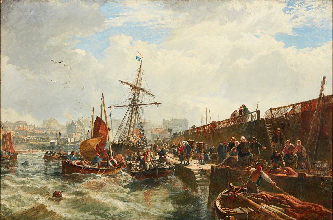 Saaliin purkaminen, Newhaven tekijältä Samuel Bough