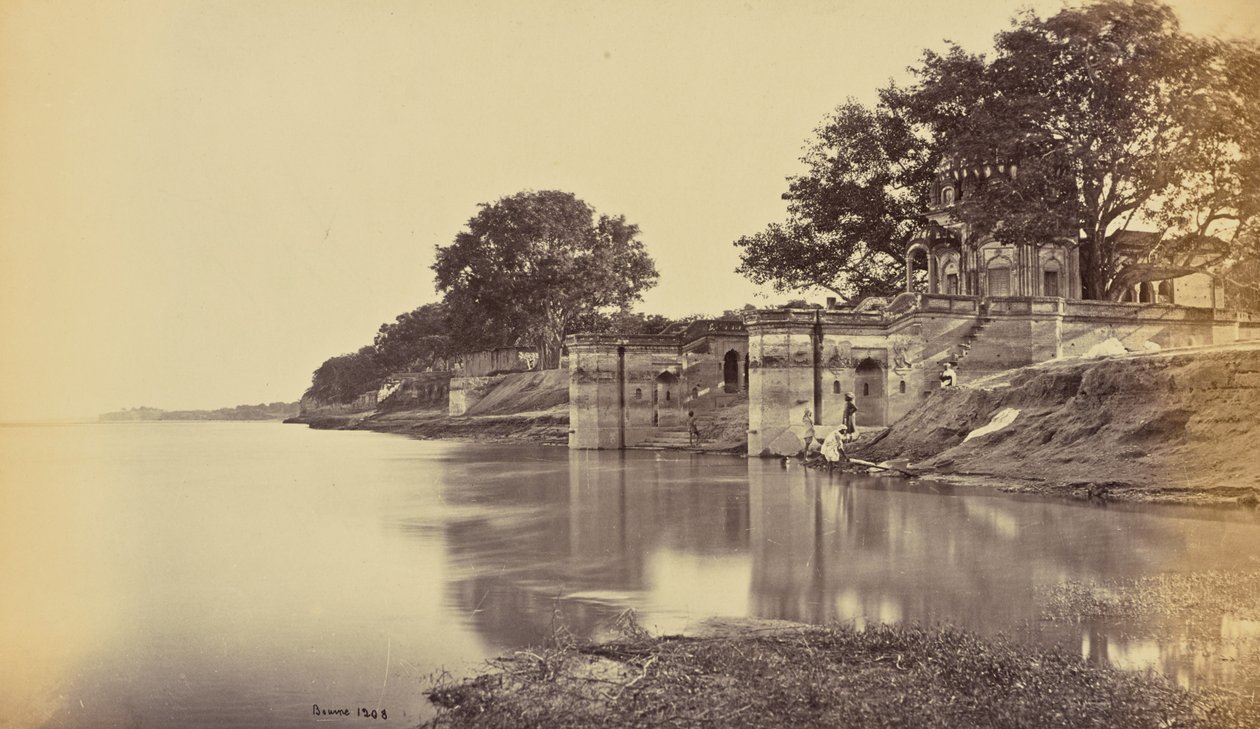 Cawnpore; Suttee Chowra Ghat, verilöylyn tapahtumapaikka tekijältä Samuel Bourne