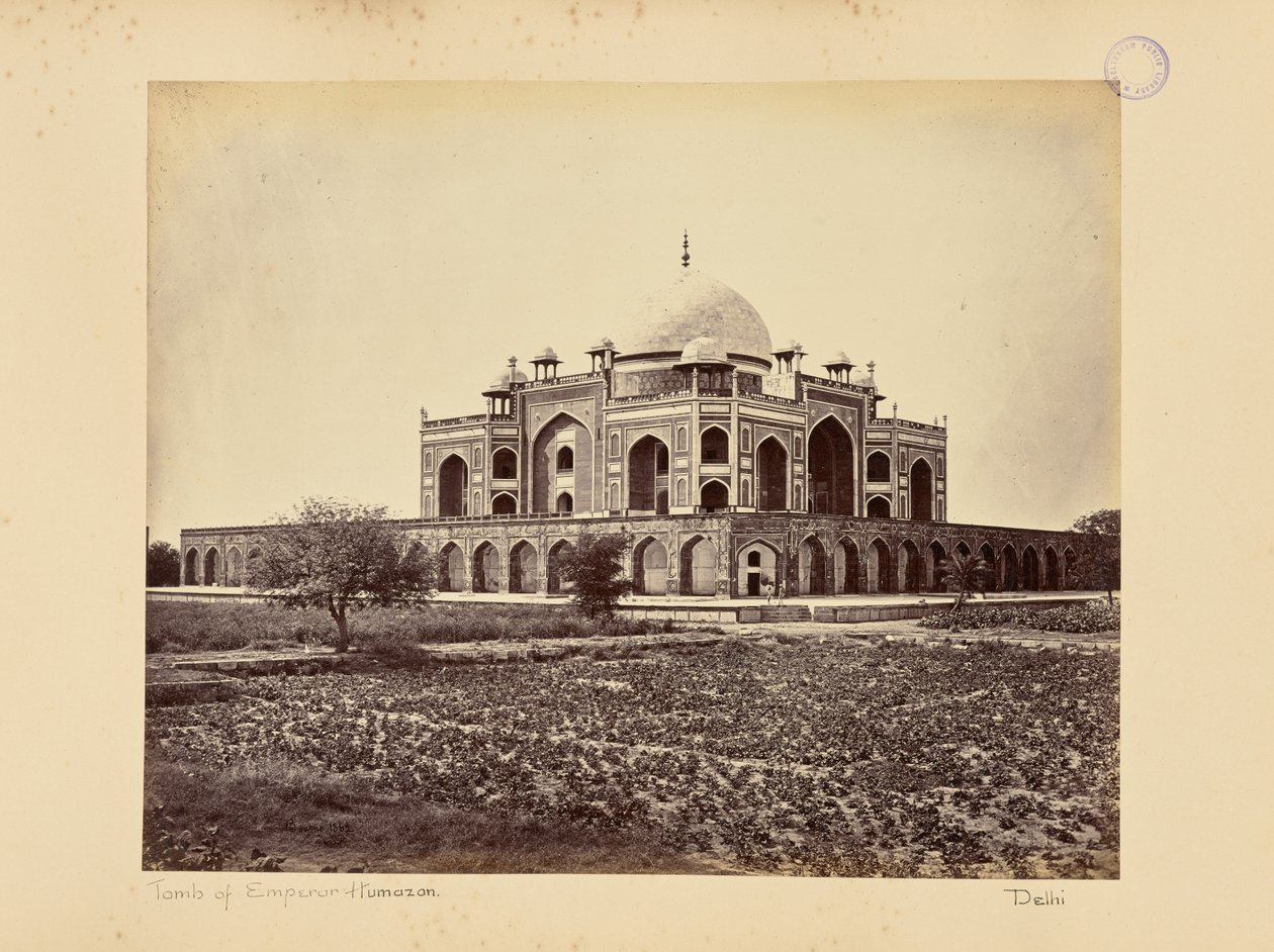 Delhi; keisari Humayunin mausoleumi tekijältä Samuel Bourne