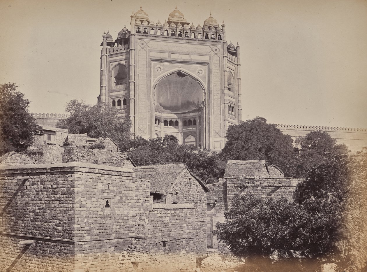 Fatehpur Sikri, linnoituksen vartioportti tekijältä Samuel Bourne