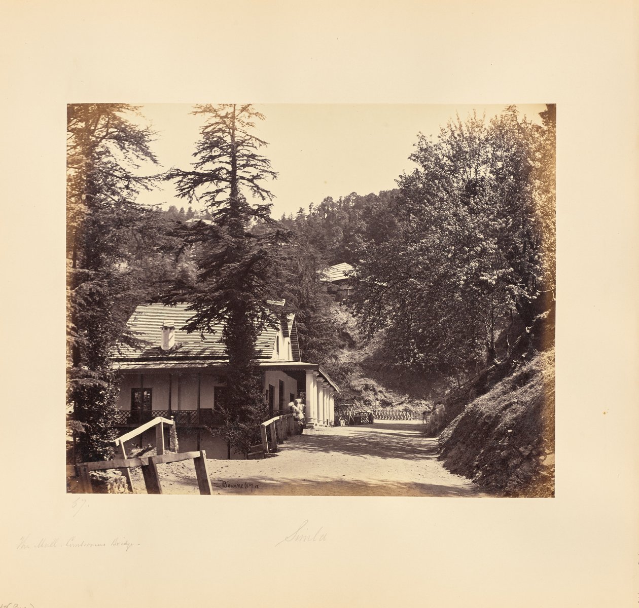 Simla; The Mall, Combermere Ridge tekijältä Samuel Bourne