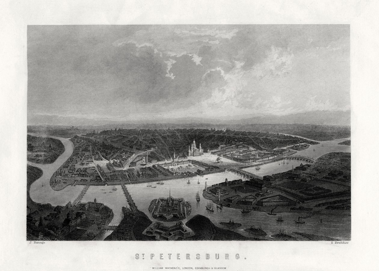 Pietari, Venäjä, 1800-luku tekijältä Samuel Bradshaw