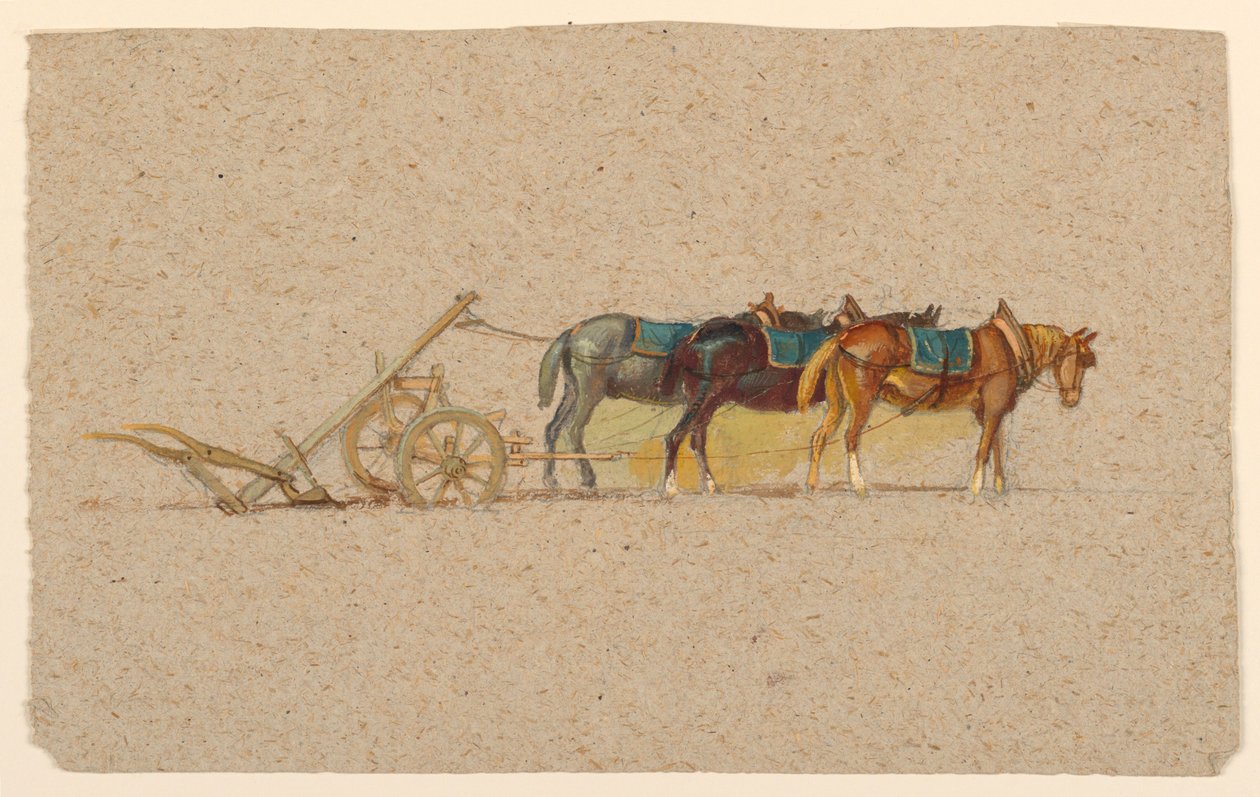 Piirustus, Tutkimukset: Luonnoksia Ranskasta. Etretat, Seine-Inférieure, Quimper, Bretagne, 1873-74. tekijältä Samuel Colman