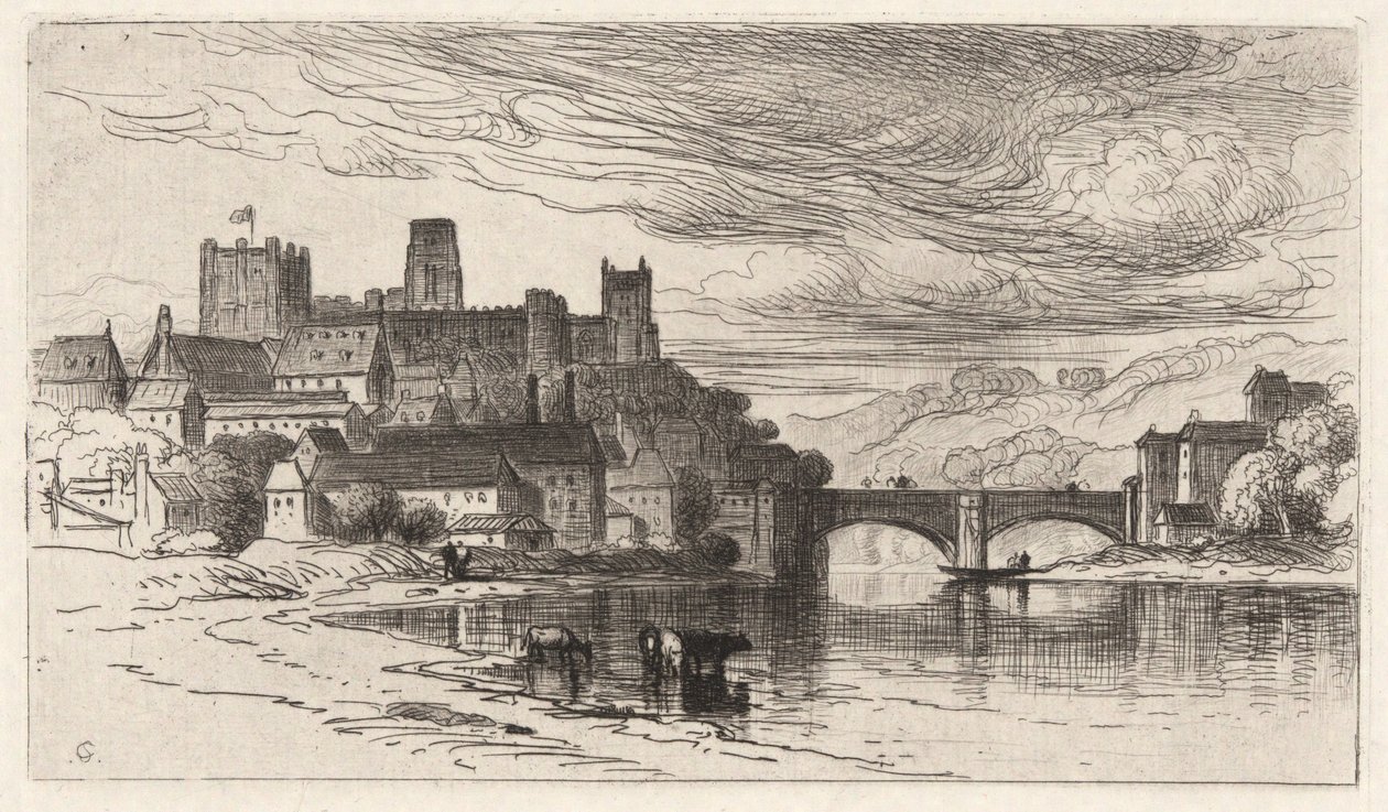 Durham, Englanti (The Splendor Falls on Castle Walls) tekijältä Samuel Colman