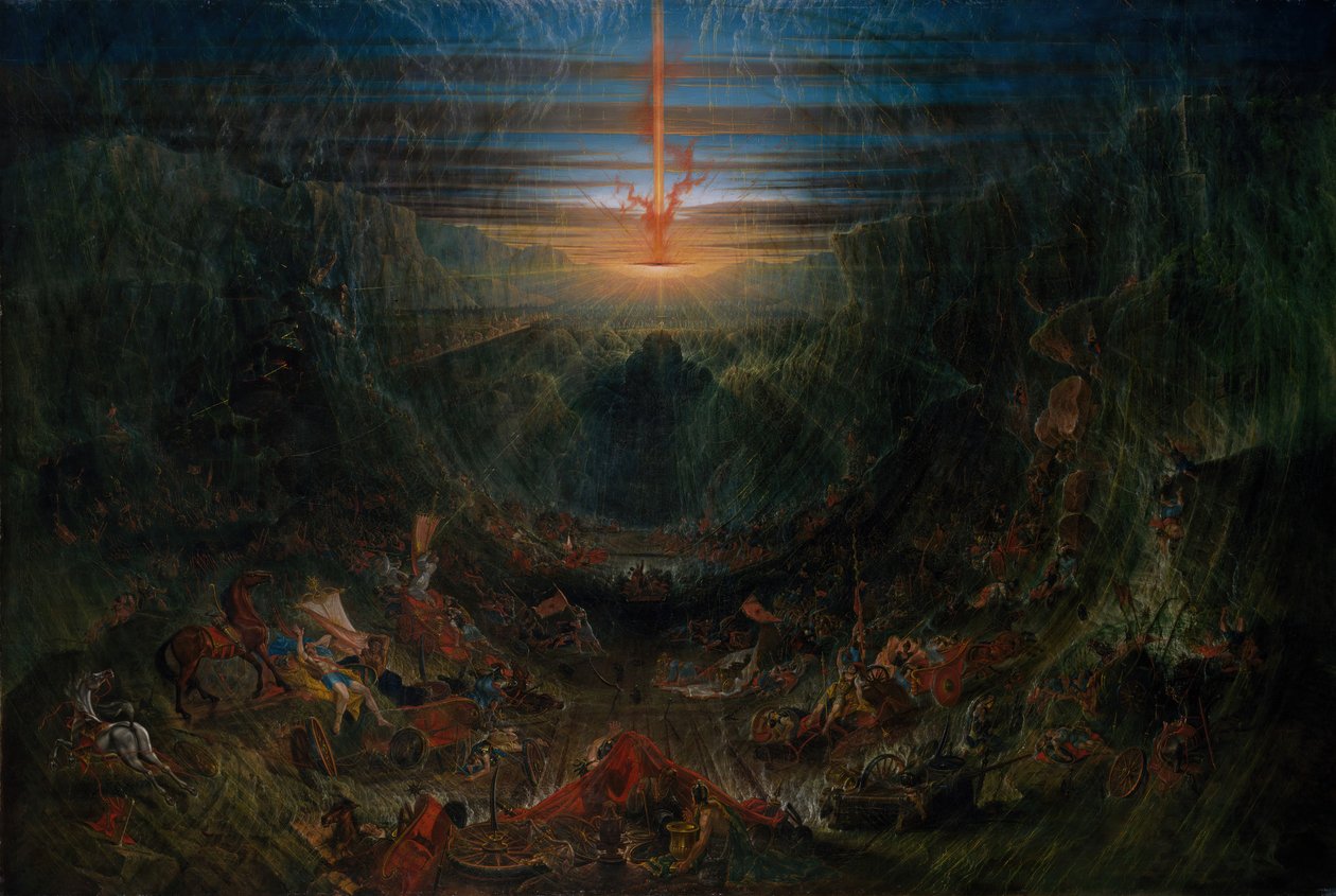 Israelin vapautuminen Egyptistä, 1820-1840. tekijältä Samuel Colman