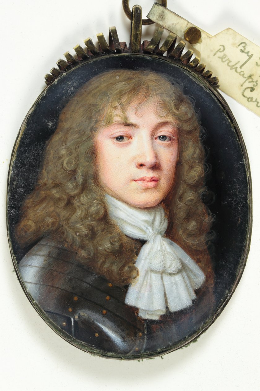 Nuori herrasmies (akvarelli vellum) tekijältä Samuel Cooper
