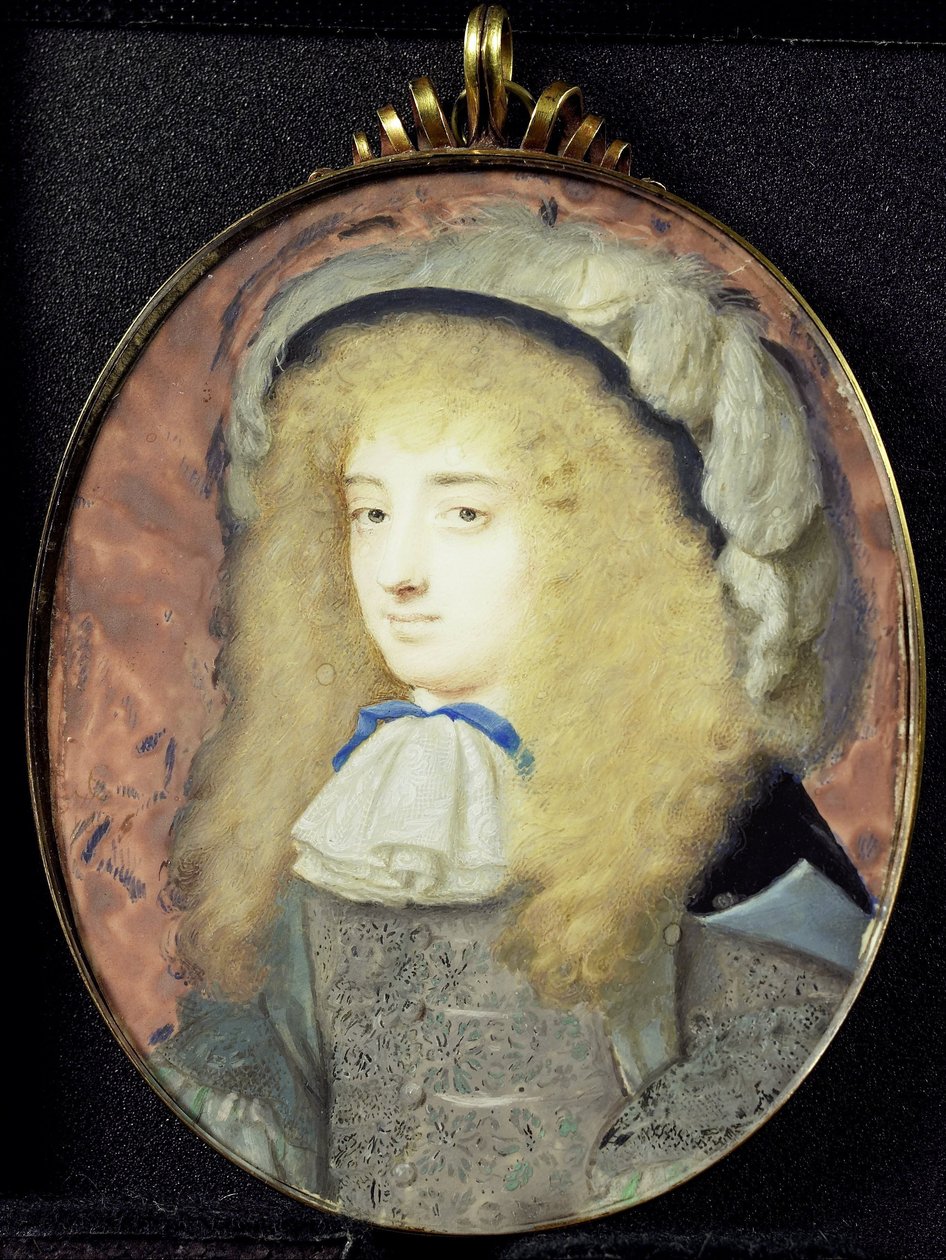 Frances Teresa Stuartin (1647-1702), Richmondin ja Lennoxin herttuattaren, muotokuva miehen asussa tekijältä Samuel Cooper