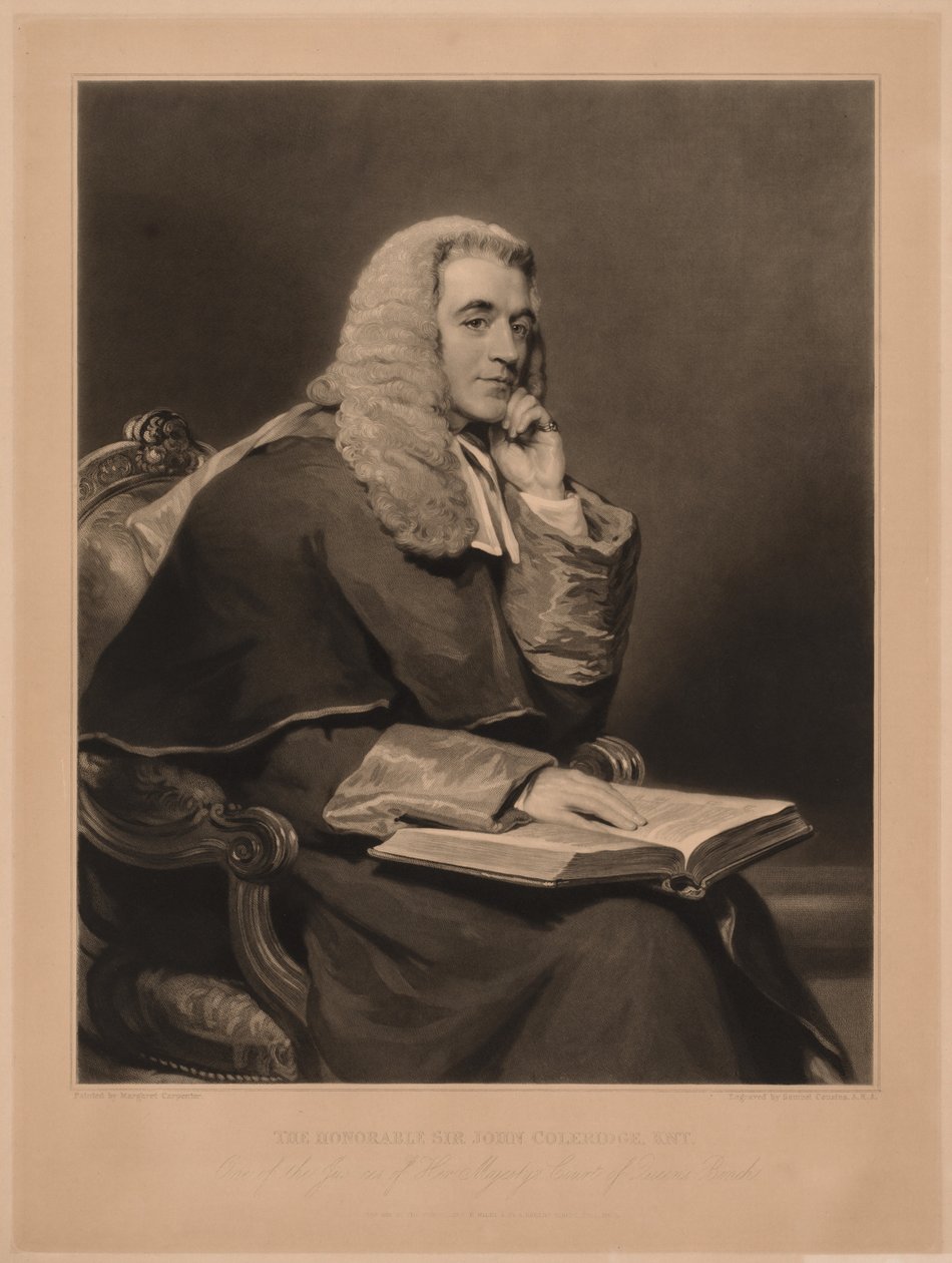 Sir John Taylor Coleridge tekijältä Samuel Cousins
