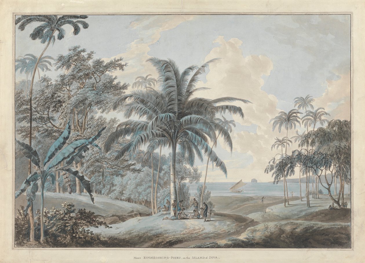Lähellä Eucheconing Pointia, Java tekijältä Samuel Daniell