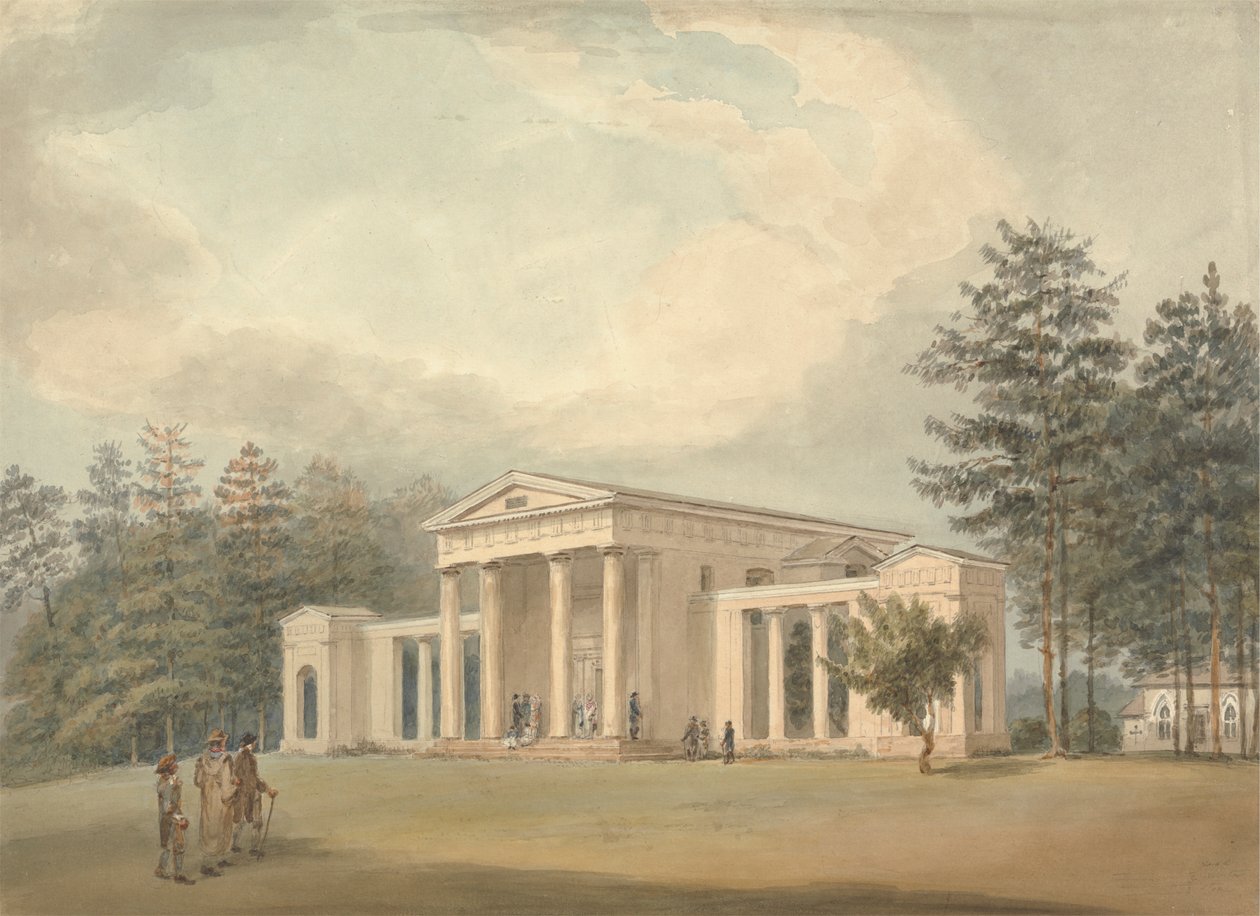 Klassinen kirkko, Ayot St. Lawrence, Hertfordshire tekijältä Samuel Davis