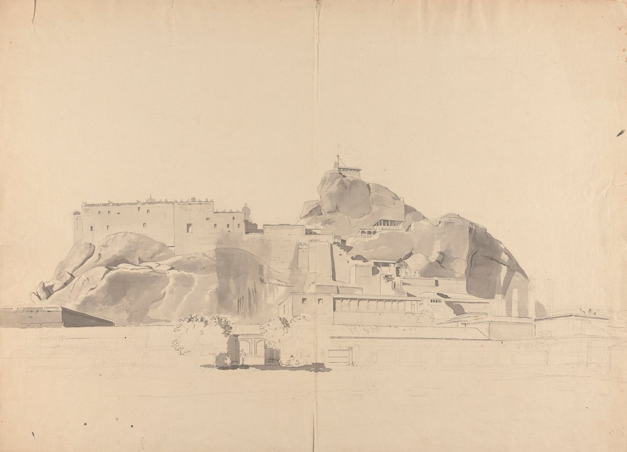 Linnoitus kalliolla tekijältä Samuel Davis