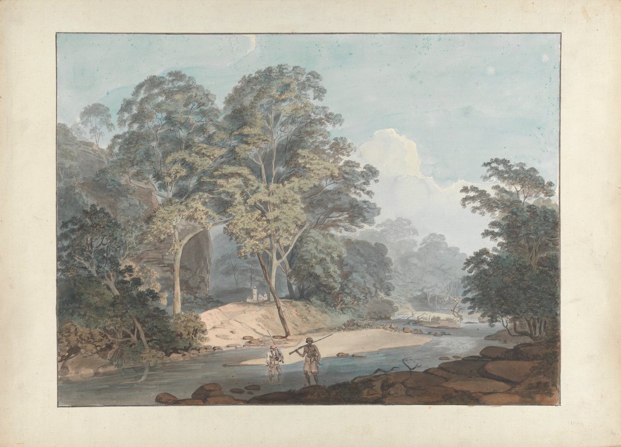 Rocky River Scene Sepoysin kanssa tekijältä Samuel Davis
