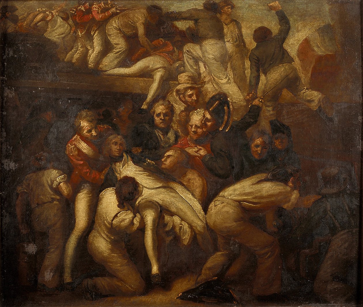 Horatio Nelsonin kuolema tekijältä Samuel Drummond