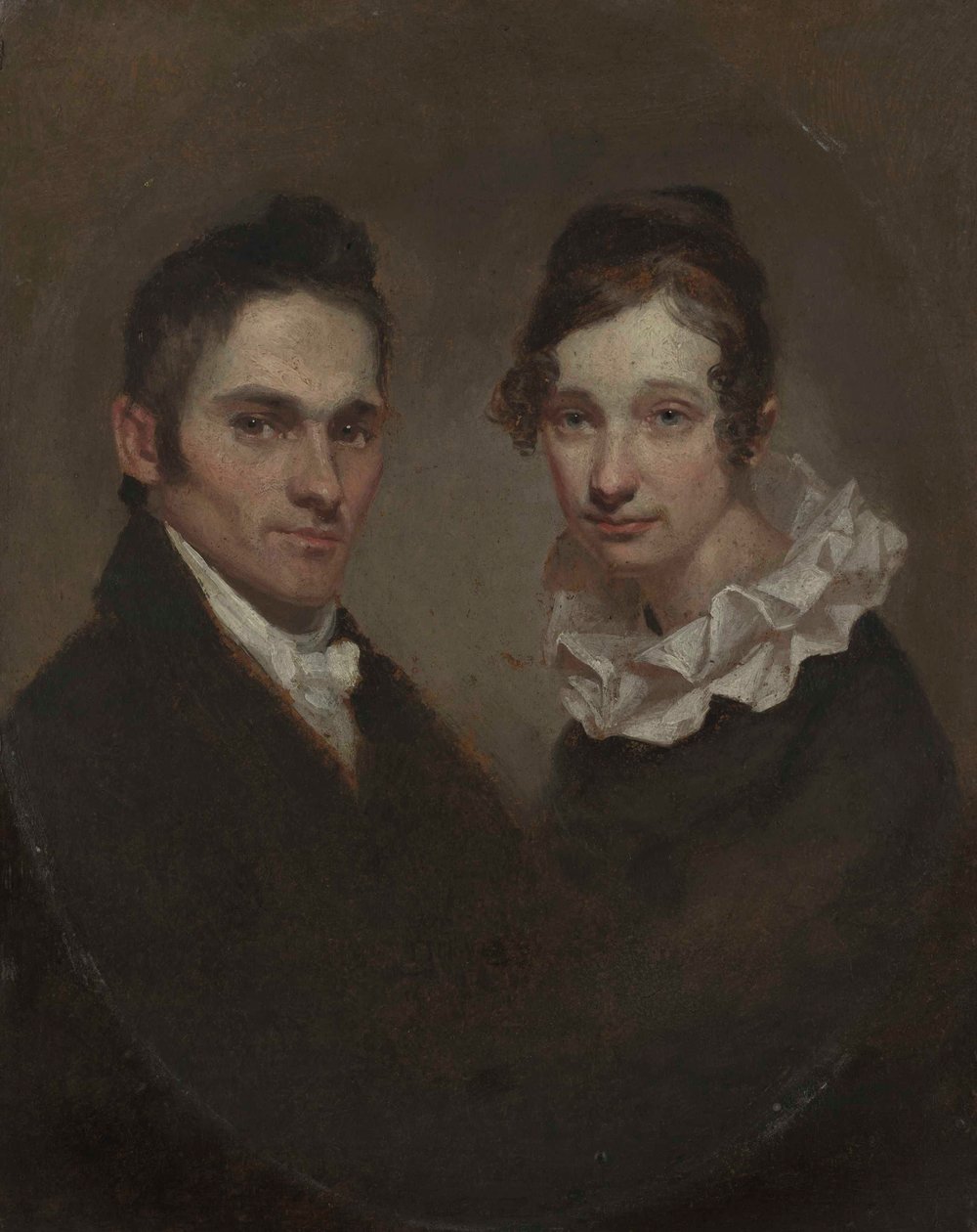 Pastori (1789-1869) ja rouva Hiram Bingham (Sybil Mosely, k. 1848). tekijältä Samuel Finley Breese Morse