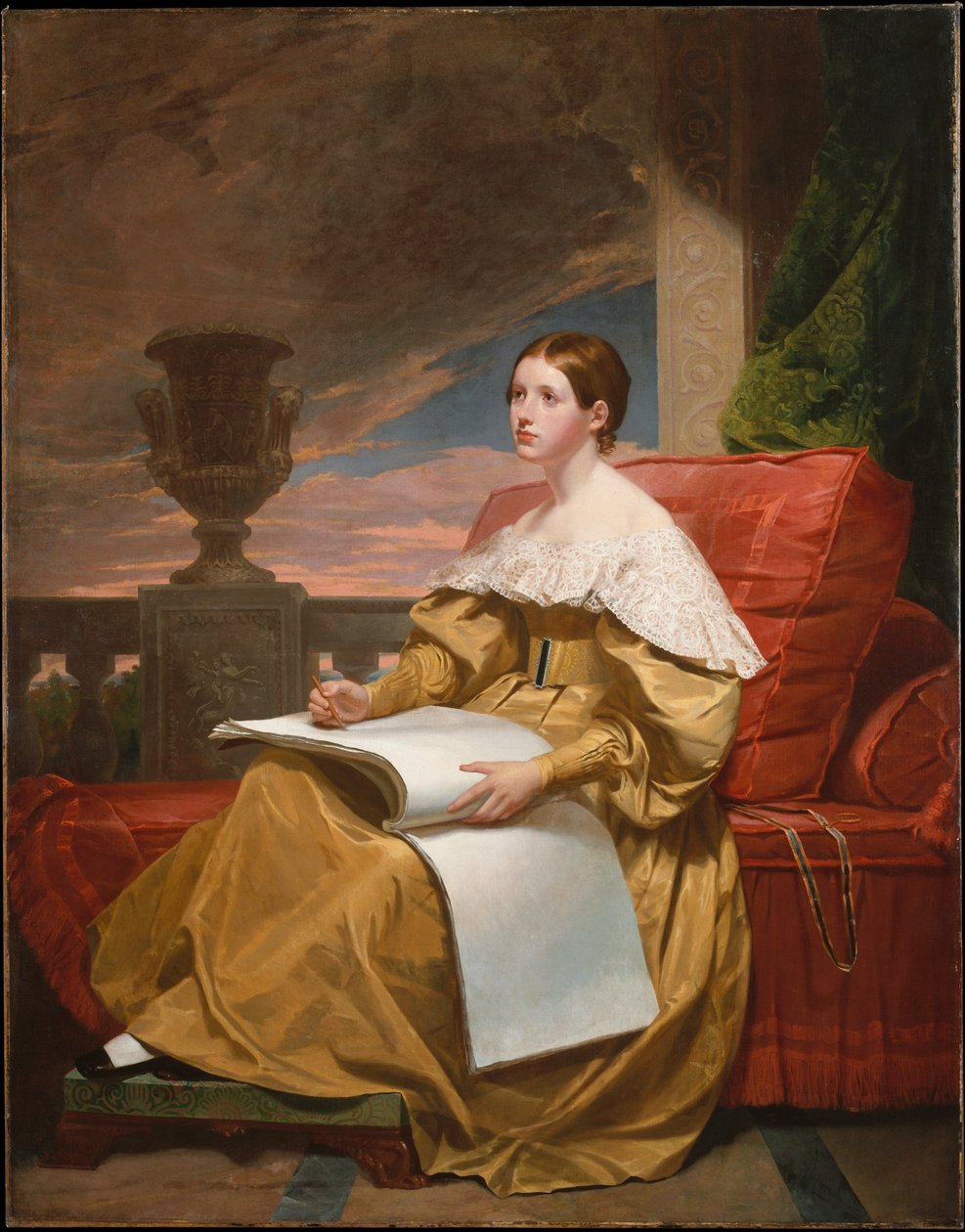 Susan Walker Morse (Muusa), n. 1836-1837 (öljy kankaalle) tekijältä Samuel Finley Breese Morse