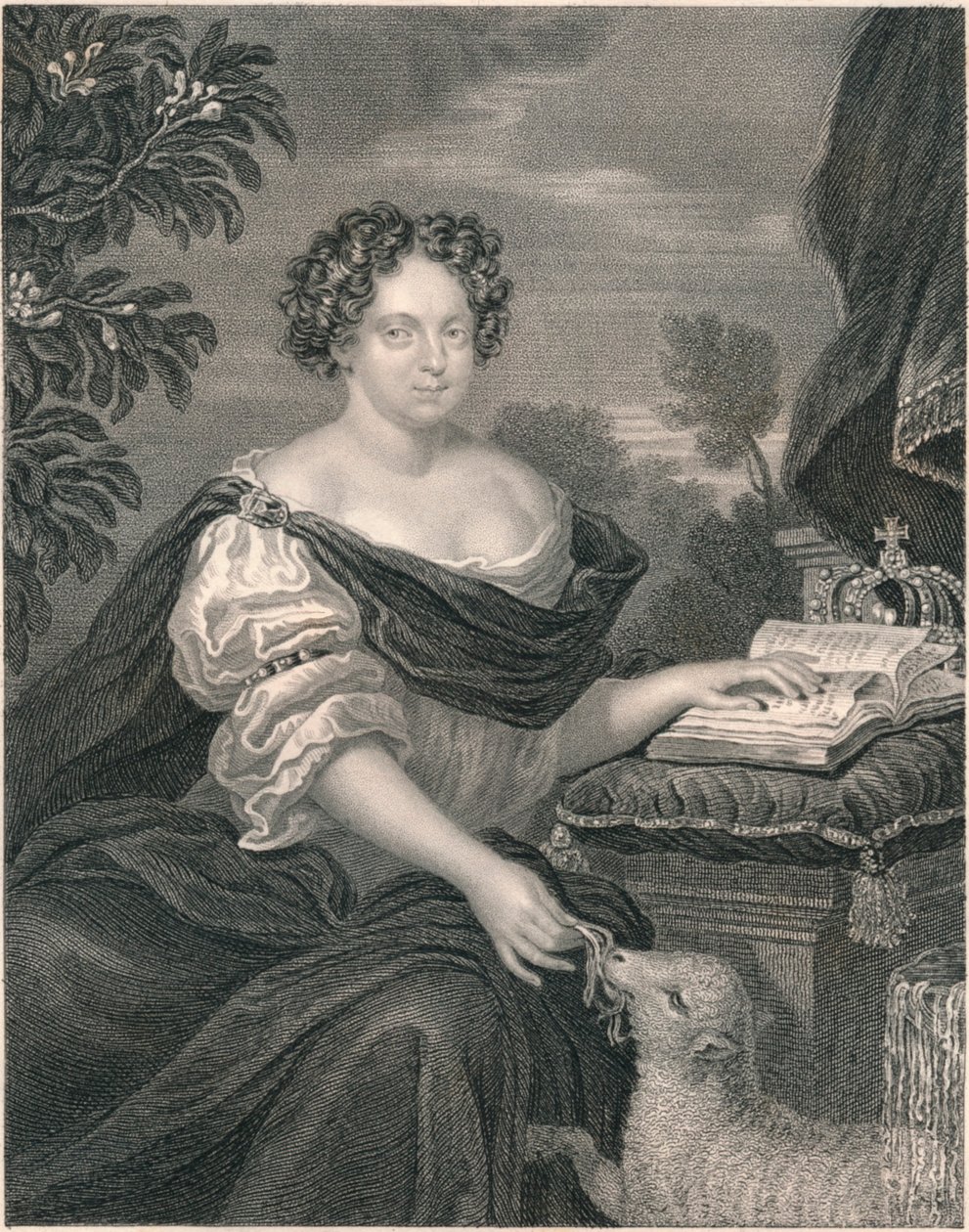 Katariina Braganzasta. Kaarle toisen kuningatar, 1826. tekijältä Samuel Freeman
