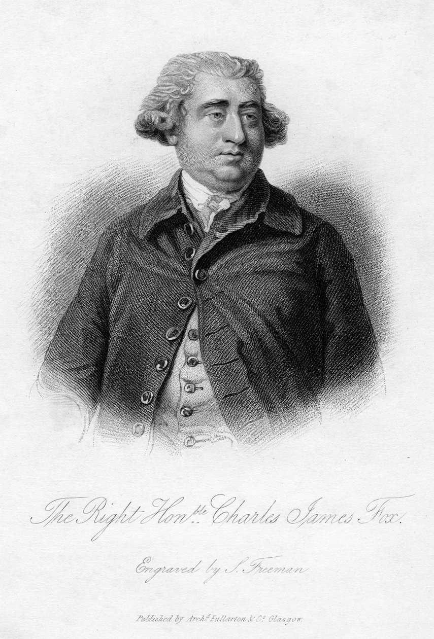 Charles James Fox 1749-1806, Whig-valtiomies, 1800-luku. tekijältä Samuel Freeman