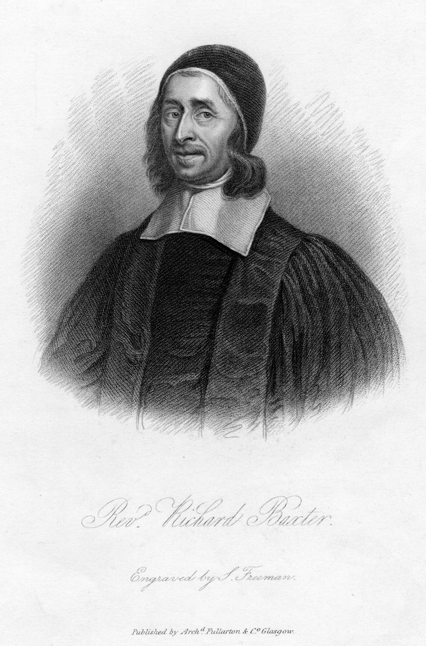 Richard Baxter 1615-1691, Englannin puritaani, kirkonjohtaja ja teologi, 1800-luku. tekijältä Samuel Freeman