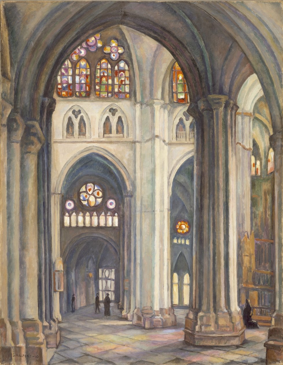Toledon katedraali, 1916 tekijältä Samuel Halpert
