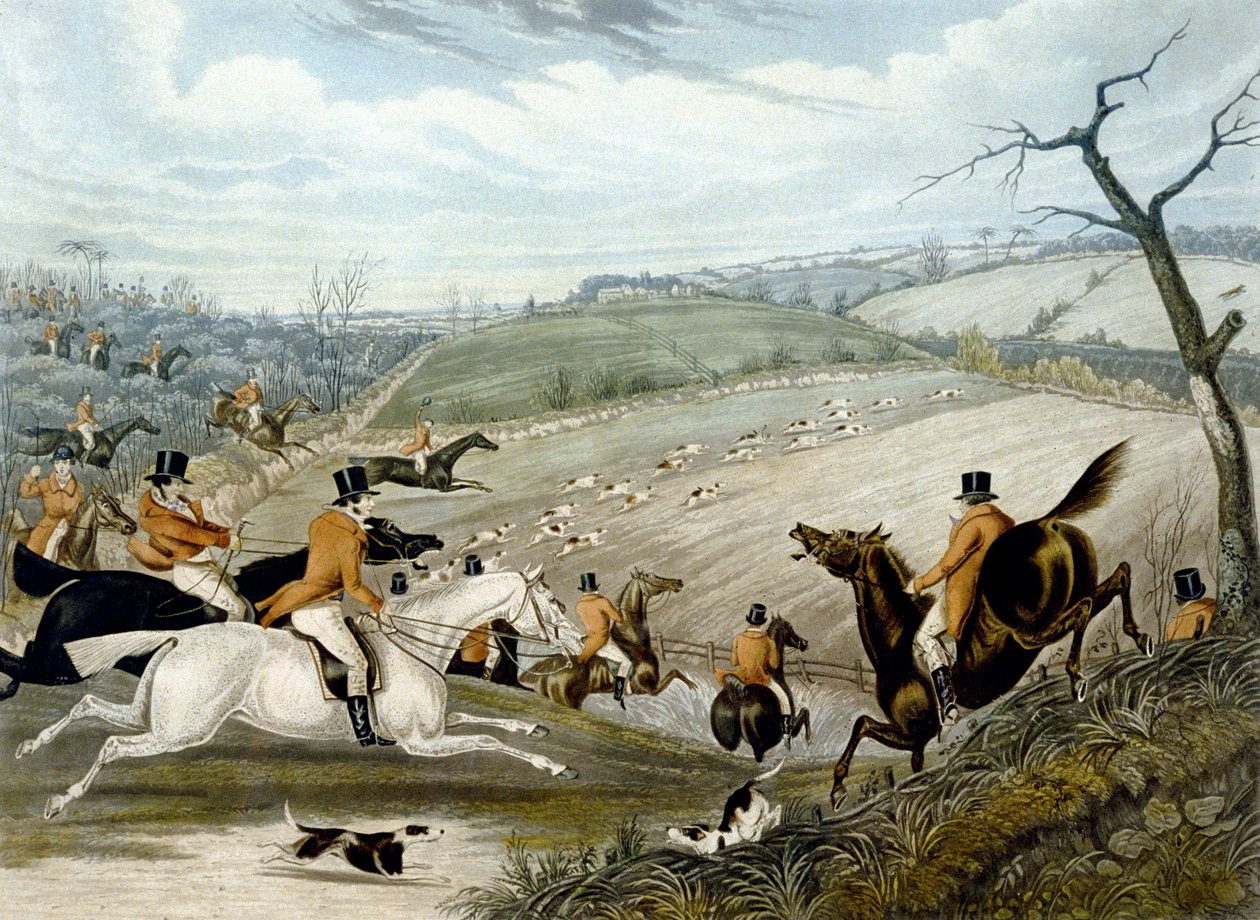 Grand Leicestershire Fox Hunt, levy 1 tekijältä Samuel Henry (after) Alken