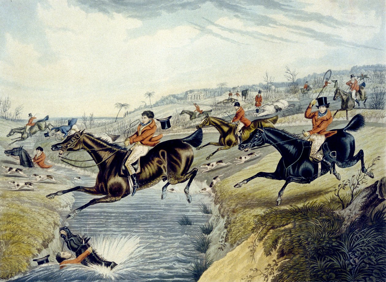Grand Leicestershire Fox Hunt, levy 2, kaiverrus Charles Hunt tekijältä Samuel Henry (after) Alken