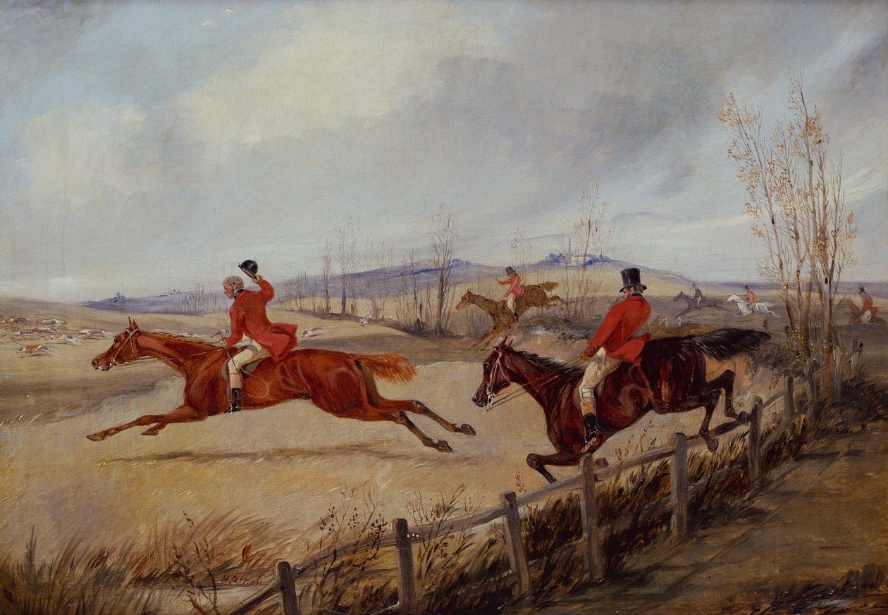 Full Cry (öljy kankaalle) tekijältä Samuel Henry Alken