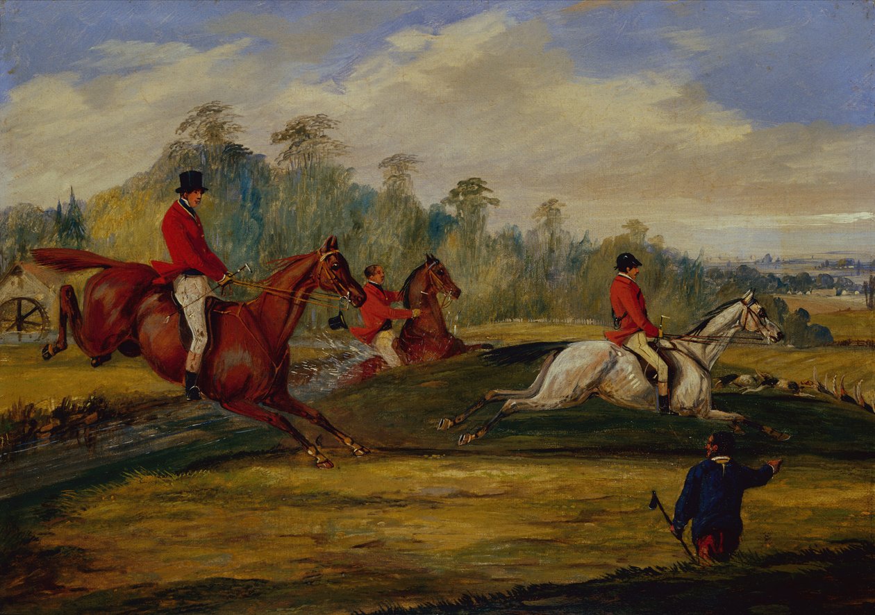 Metsästyspaikka (öljy) tekijältä Samuel Henry Alken