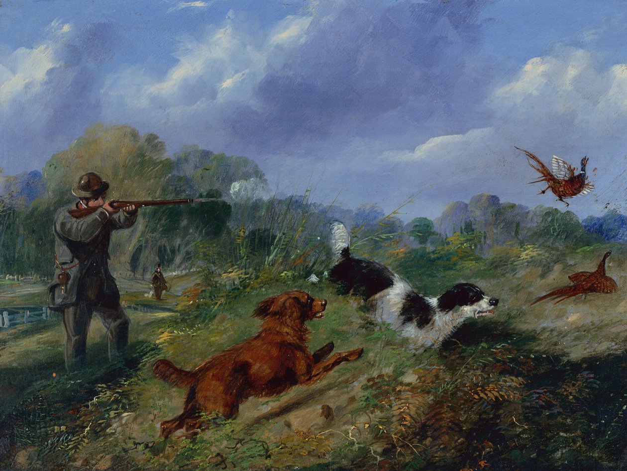 Fasaanin ammunta (öljy) tekijältä Samuel Henry Alken