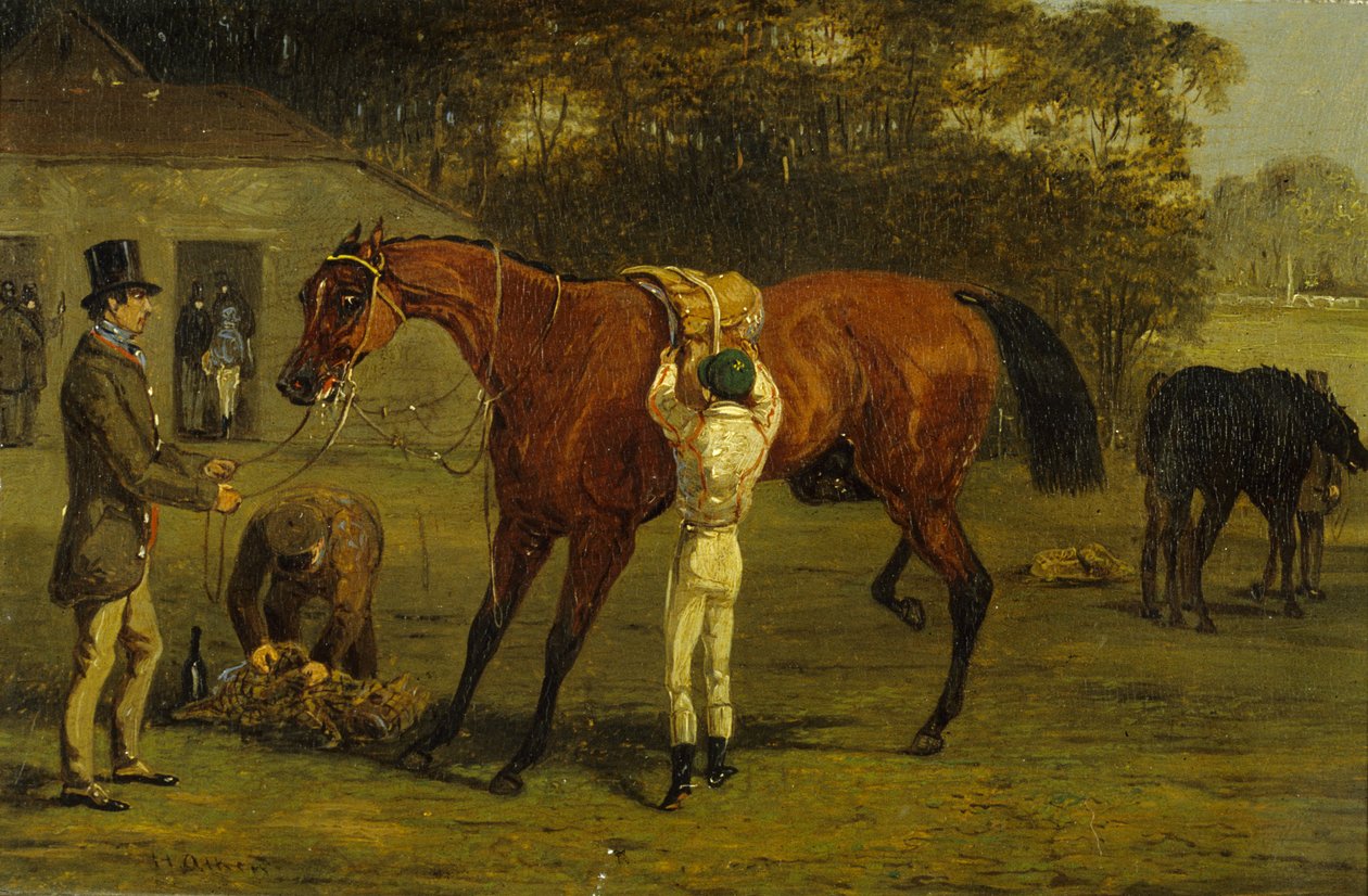 Satula (öljy kankaalle) tekijältä Samuel Henry Alken
