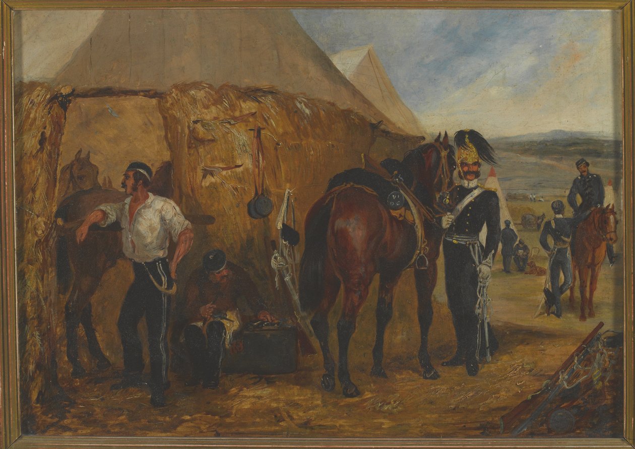 6. draguunivartijat Chobhamin leirillä 14.6.-25.8 tekijältä Samuel Henry Alken