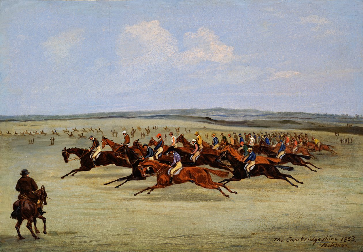 Cambridgeshire Stakes, 1853 tekijältä Samuel Henry Alken
