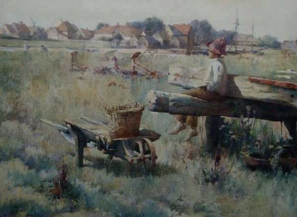 Kesäaika, Walberswick, Suffolk tekijältä Samuel Henry William Llewelyn